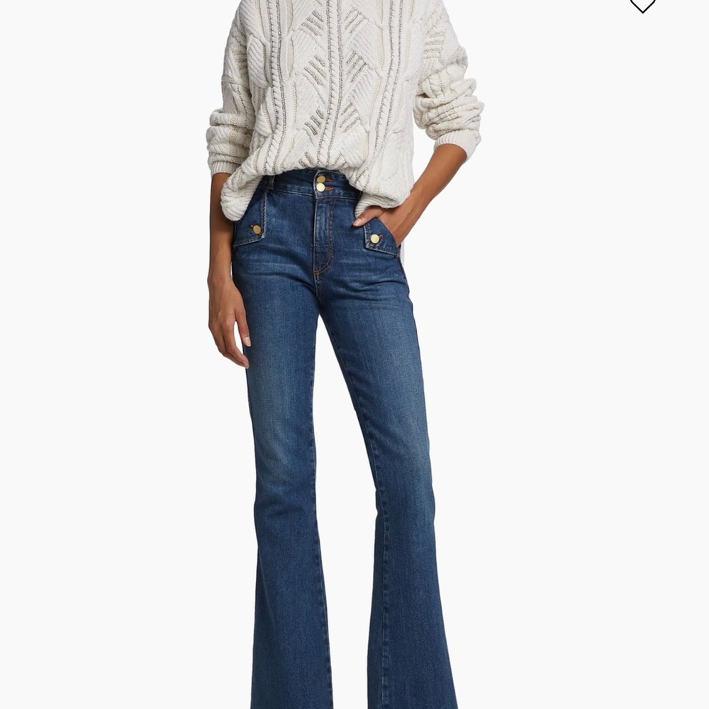 Ramy Brook Cream Sweater with Silver Accents